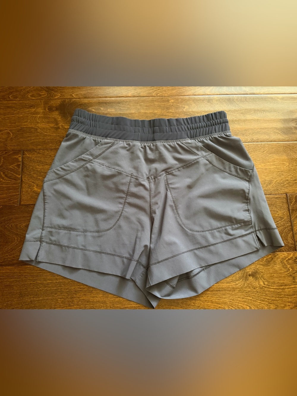 Goal Five Shorts Womens Triple V Athletic Workout Fitness Casual Size S Gray